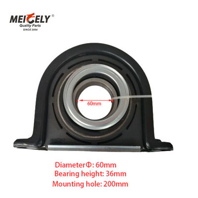 स्टील+रबर ड्राइव शाफ्ट सेंटर सपोर्ट लेयरिंग 60mm*36mm*200mm Daf/VOL-VO/Ive-co ट्रकों के लिए
