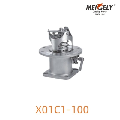 X01C1-100 स्टेनलेस स्टील टैंक ट्रक तल वाल्व सुरक्षित सील प्रणाली