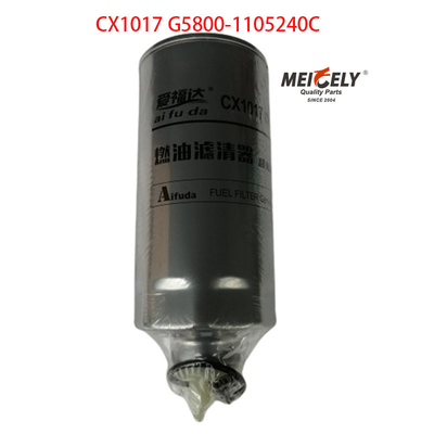 स्टॉक CX1017 इंजन ईंधन फिल्टर G5800-1105240C VOL-VO फिल्टर के लिए