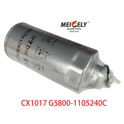 स्टॉक CX1017 इंजन ईंधन फिल्टर G5800-1105240C VOL-VO फिल्टर के लिए