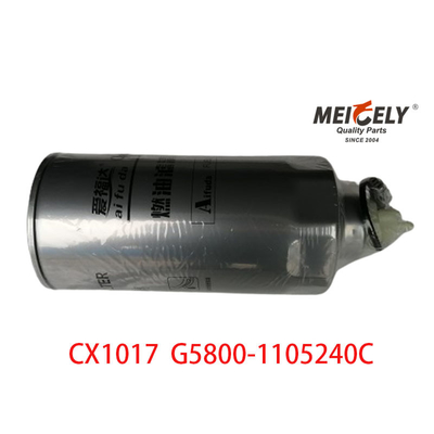 स्टॉक CX1017 इंजन ईंधन फिल्टर G5800-1105240C VOL-VO फिल्टर के लिए