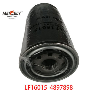 LF16015 ट्रक ऑयल फिल्टर फॉर फ्लीटगार्ड Cum-mins Daf के लिए फिल्टर पेपर + लोहे के निर्माण के साथ OEM मानक आकार में