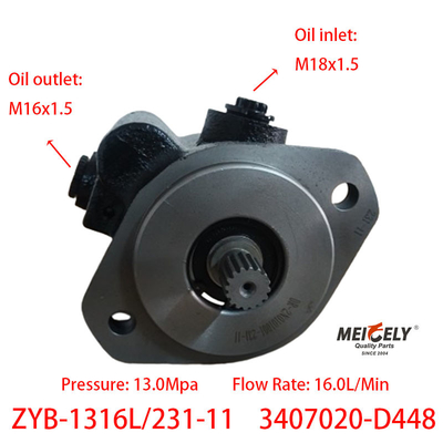 इंजन पार्ट्स ZYB-1316L/231-11 Weichai Deutz पावर स्टीयरिंग पंप