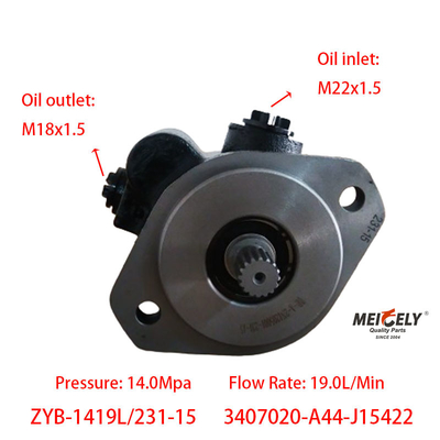 उच्च गुणवत्ता ZYB-1419L/231-15 Weichai Deutz पावर स्टीयरिंग पंप