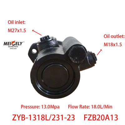 डैंडोंग Huanghai Yutong ZYB-1318L/231-23 पावर स्टीयरिंग पंप
