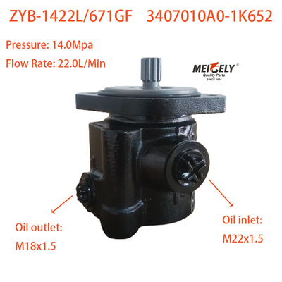Cummins ISDE डीजल इंजन ZYB-1422L/671GF के लिए पावर स्टीयरिंग पंप
