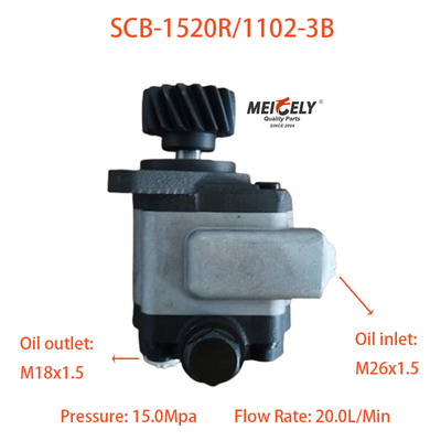 SCB-1520R/1102-3B शाकमैन ट्रक के लिए स्टीयरिंग बूस्टर पंप
