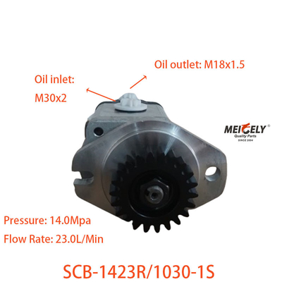Jiefang J6 डबल फ्रंट एक्सल के लिए पावर स्टीयरिंग पंप SCB-1423R/1030-1S