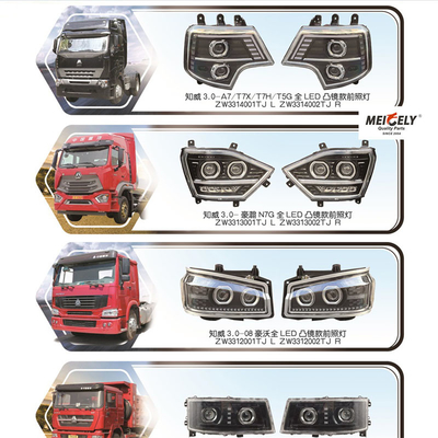 WG9525720025 Sinotruk Haohan N7G हेडलाइट HOWO के लिए एलईडी