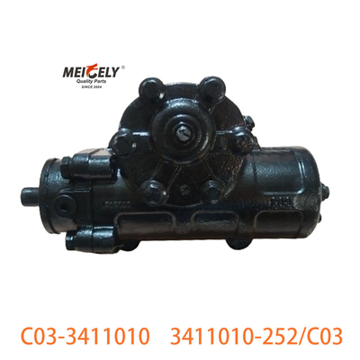 C03-3411010 FAW Jiefang के लिए दोहरी फ्रंट एक्सल स्टीयरिंग गियर असेंबली