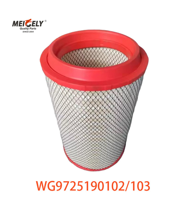 हवा फिल्टर कोर WG9725190102 SINOTRUK HOWO WG9725190103 के लिए
