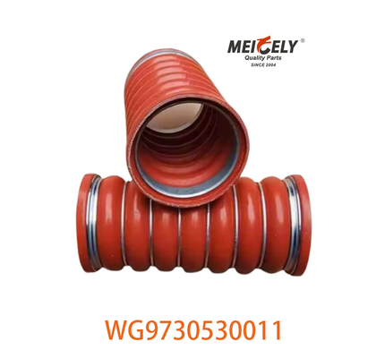ऑटो पार्ट्स WG9730530011 HOWO T5G ट्रक के लिए इंटरकूलर इनटेक नली WD615