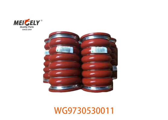 ऑटो पार्ट्स WG9730530011 HOWO T5G ट्रक के लिए इंटरकूलर इनटेक नली WD615