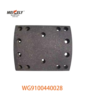 OEM WG9100440028 ब्रेक अस्तर WG9231342069 Howo डंप ट्रक के लिए
