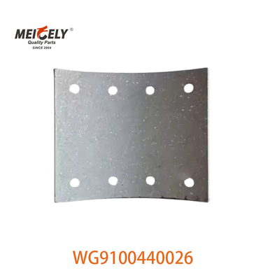 SINOTRUK HOWO WG9100440028 भारी शुल्क ट्रक के लिए ब्रेक अस्तर WG9100440026