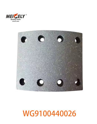 SINOTRUK HOWO WG9100440028 भारी शुल्क ट्रक के लिए ब्रेक अस्तर WG9100440026