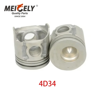 4D34 पिस्टन एक्सकेवेटर इंजन पार्ट फॉर मित्सुबिशी इंजन ME018277