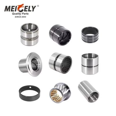 उच्च गुणवत्ता वाले इंजन पार्ट्स उत्खनन बाल्टी तेल मुक्त स्टील बाल्टी बुशिंग और बेयरिंग फ्लैंज