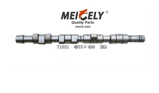 कास्ट आयरन रेनॉल्ट ट्रक पार्ट्स T1031 इंजन कैंषफ़्ट 55 × 486 मिमी 3KGS
