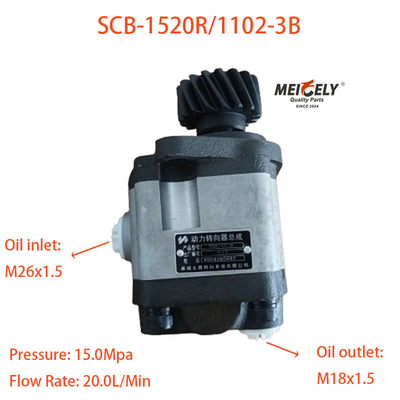 SCB-1520R/1102-3B शाकमैन ट्रक के लिए स्टीयरिंग बूस्टर पंप